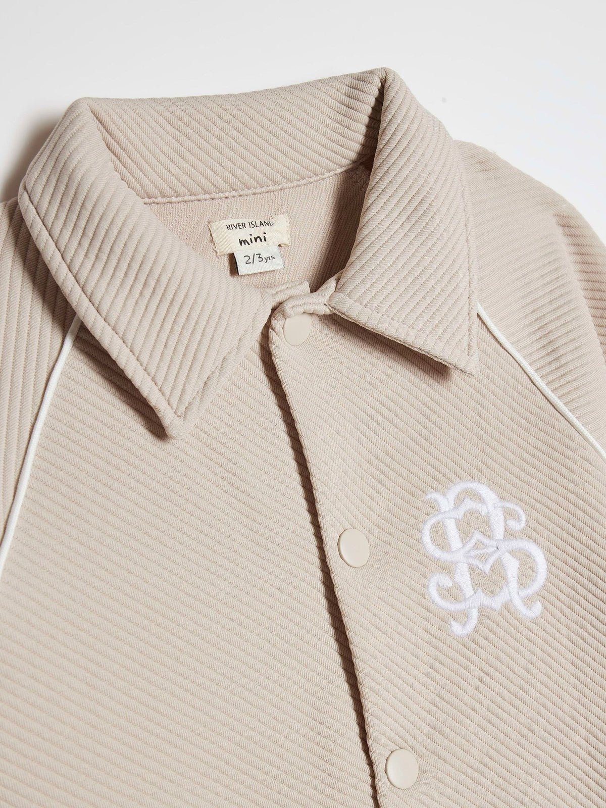 River Island Natural Button Through Jacket & Joggers Set - image 4