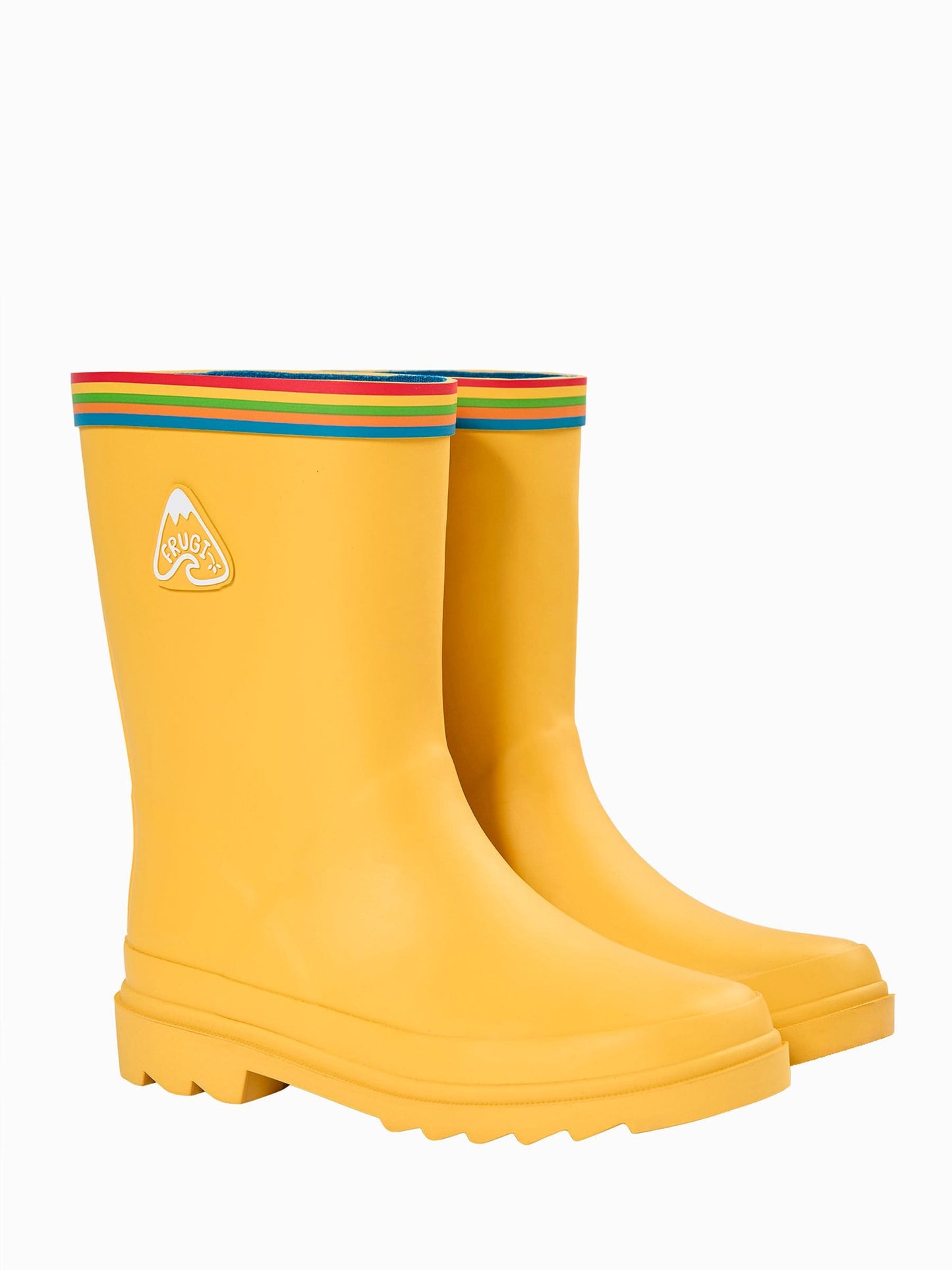 Frugi Yellow Explorer Wellington Boots image 2