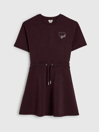 Dsiney Kidz - River Island Purple Premium Tie Waist Dress image 1