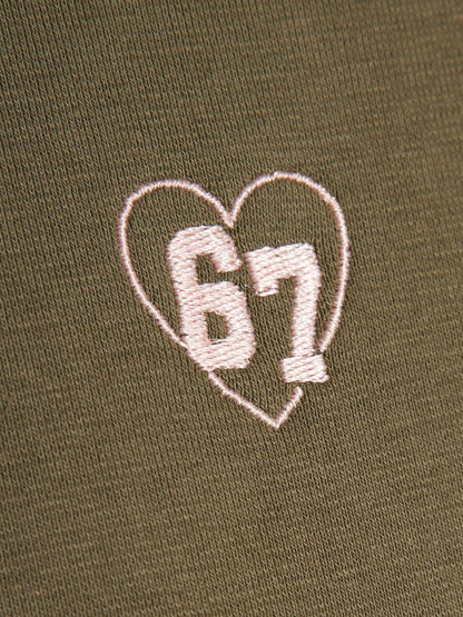 River Island Green Ribbed T-Shirt & Joggers Set - image 4