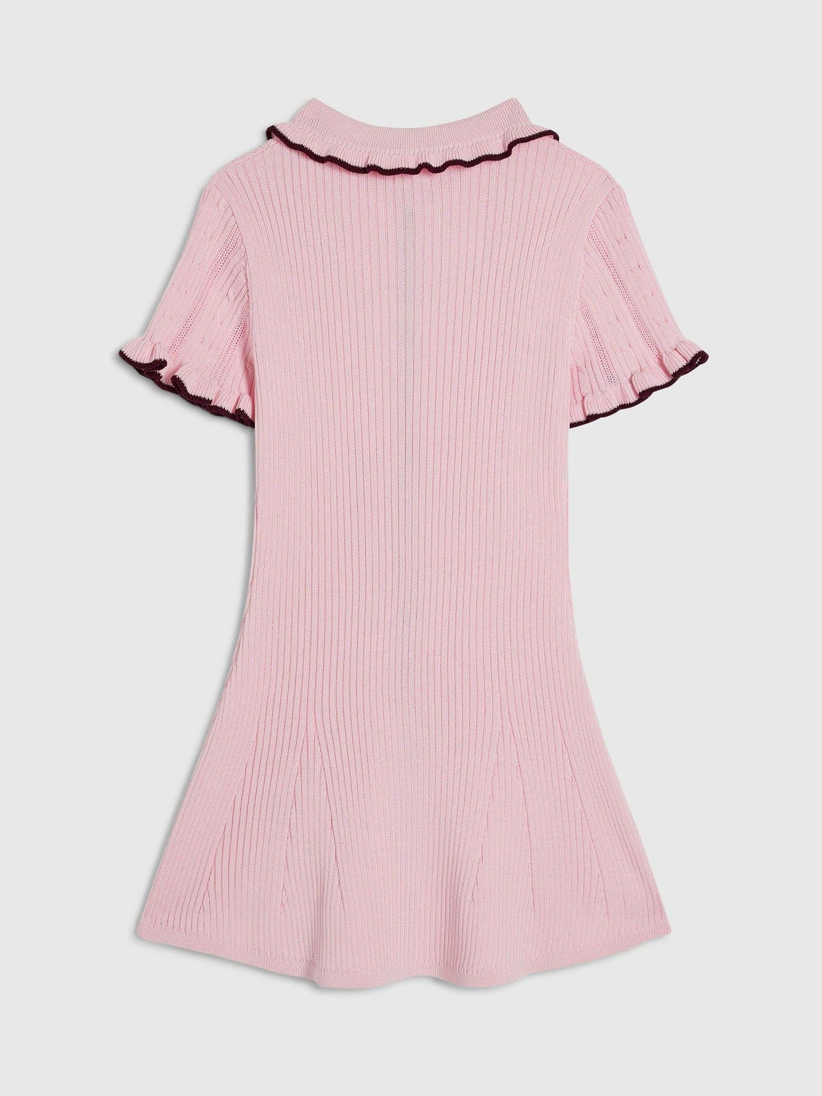 Dsiney Kidz - River Island Pink Flippy Knitted Dress image 2