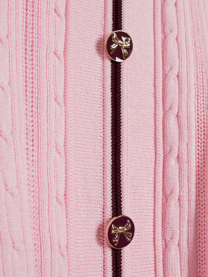 Dsiney Kidz - River Island Pink Flippy Knitted Dress image 3