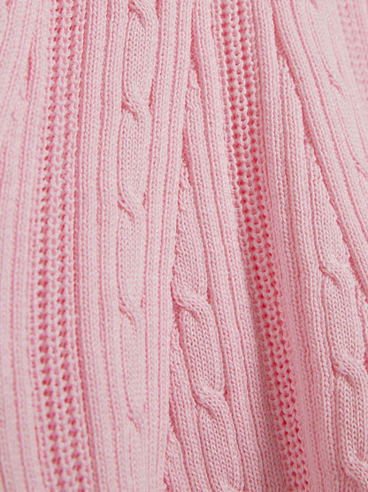 Dsiney Kidz - River Island Pink Flippy Knitted Dress image 4