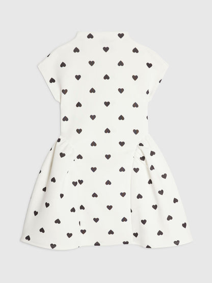 Dsiney Kidz - River Island White Polka Dot Heart Prom Dress image 2