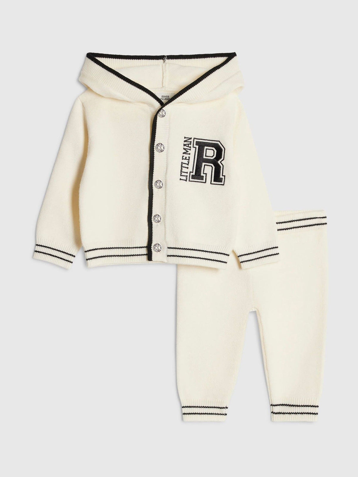 River Island Cream Hooded Cardigan & Joggers Set - image 1