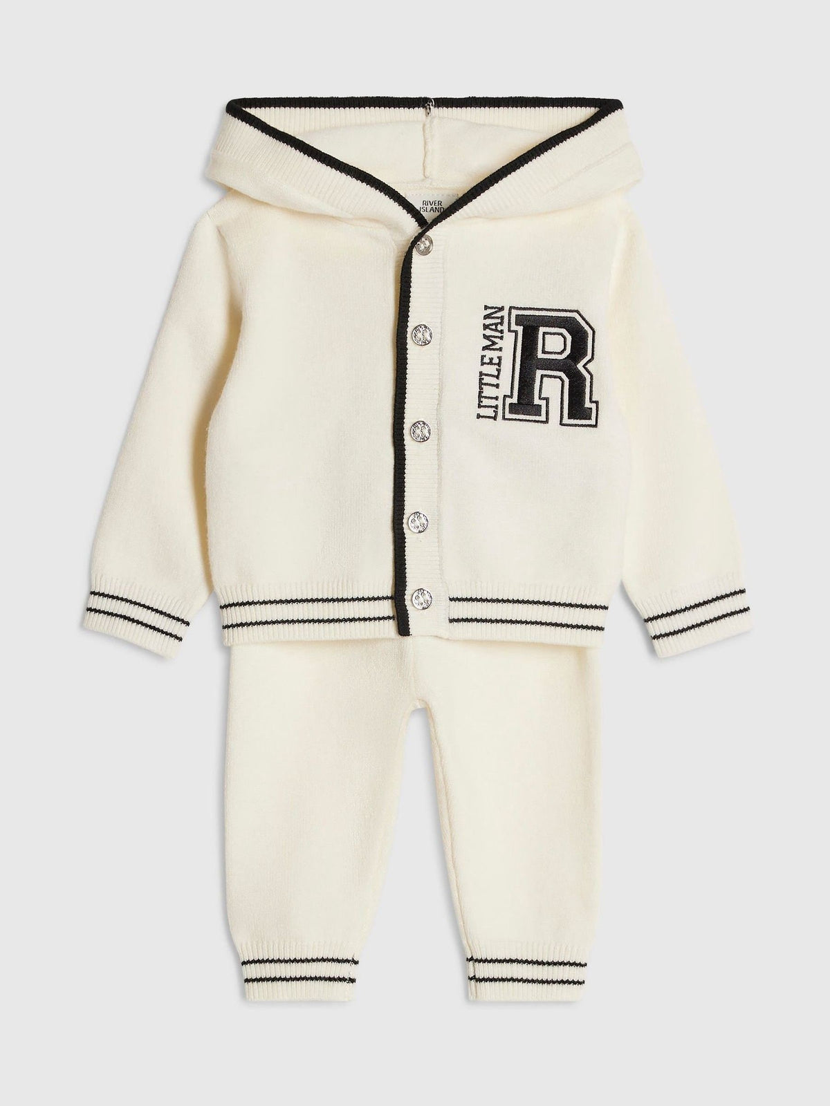 River Island Cream Hooded Cardigan & Joggers Set - image 3