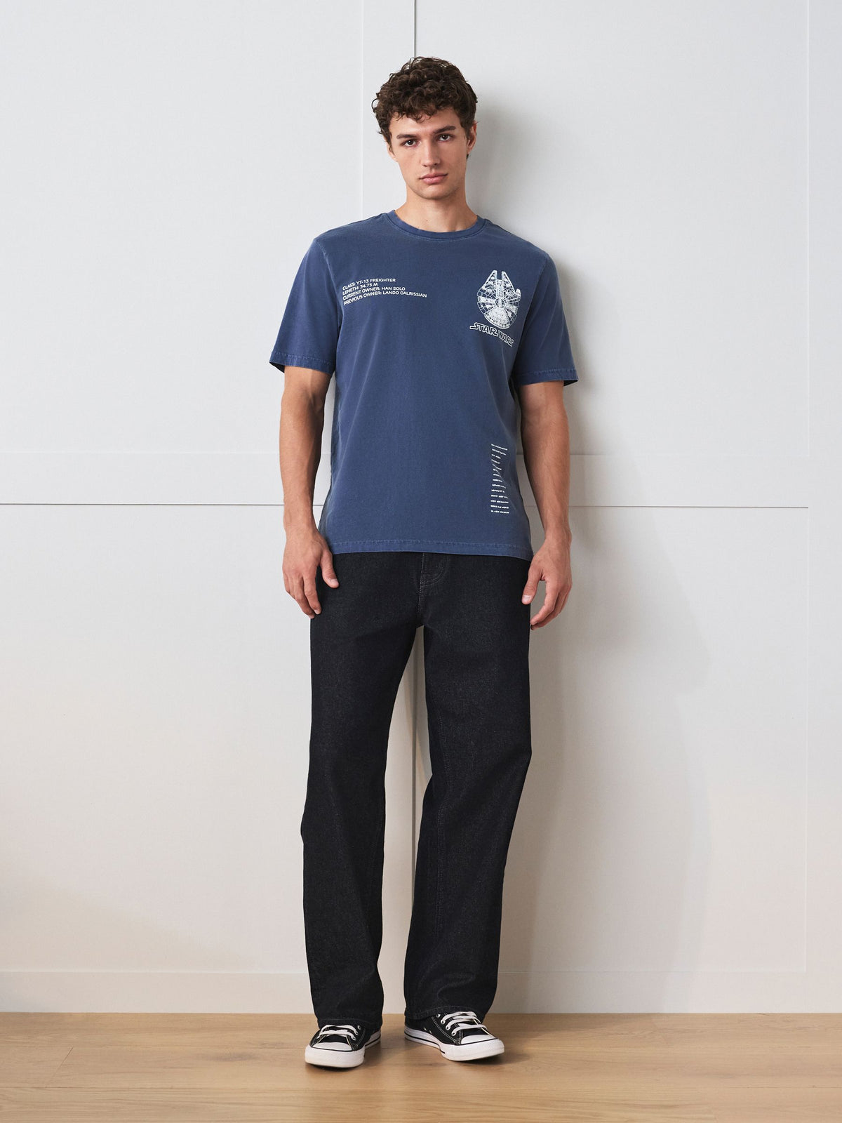 Navy Blue Star Wars T-Shirt - image 4
