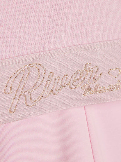 River Island Pink Waistband Sweatshirt & Leggings Set - image 4