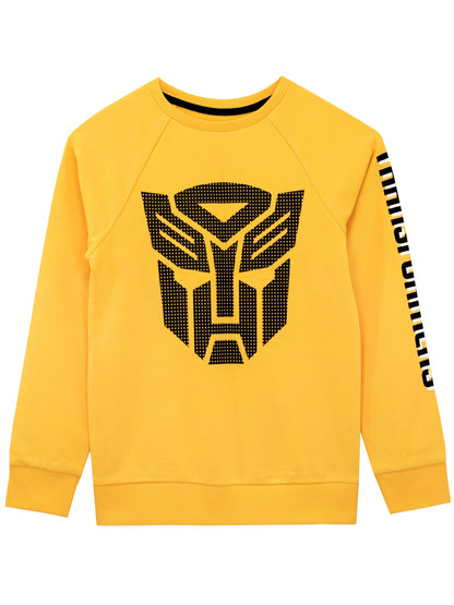Character Yellow Transformers Autobots Sweatshirt - image 1