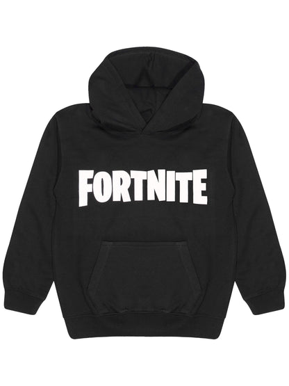 Character Black Fortnite Pullover Hoodie - image 1