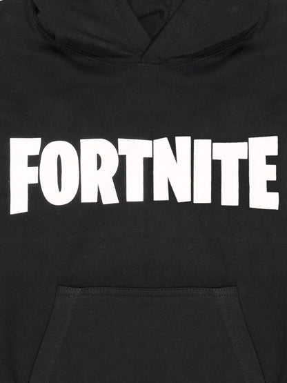 Character Black Fortnite Pullover Hoodie - image 2