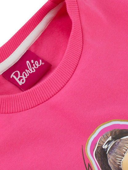 Character Pink Barbie Sweatshirt And Leggings Set - image 8