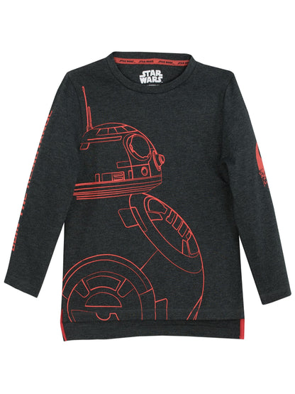 Character Grey Star Wars BB8 Long Sleeve T-Shirt - image 1