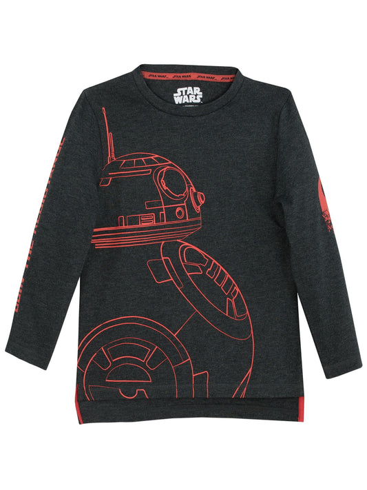 Character Grey Star Wars BB8 Long Sleeve T-Shirt - image 1