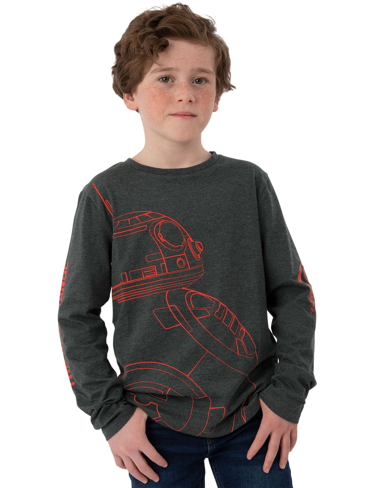 Character Grey Star Wars BB8 Long Sleeve T-Shirt - image 4