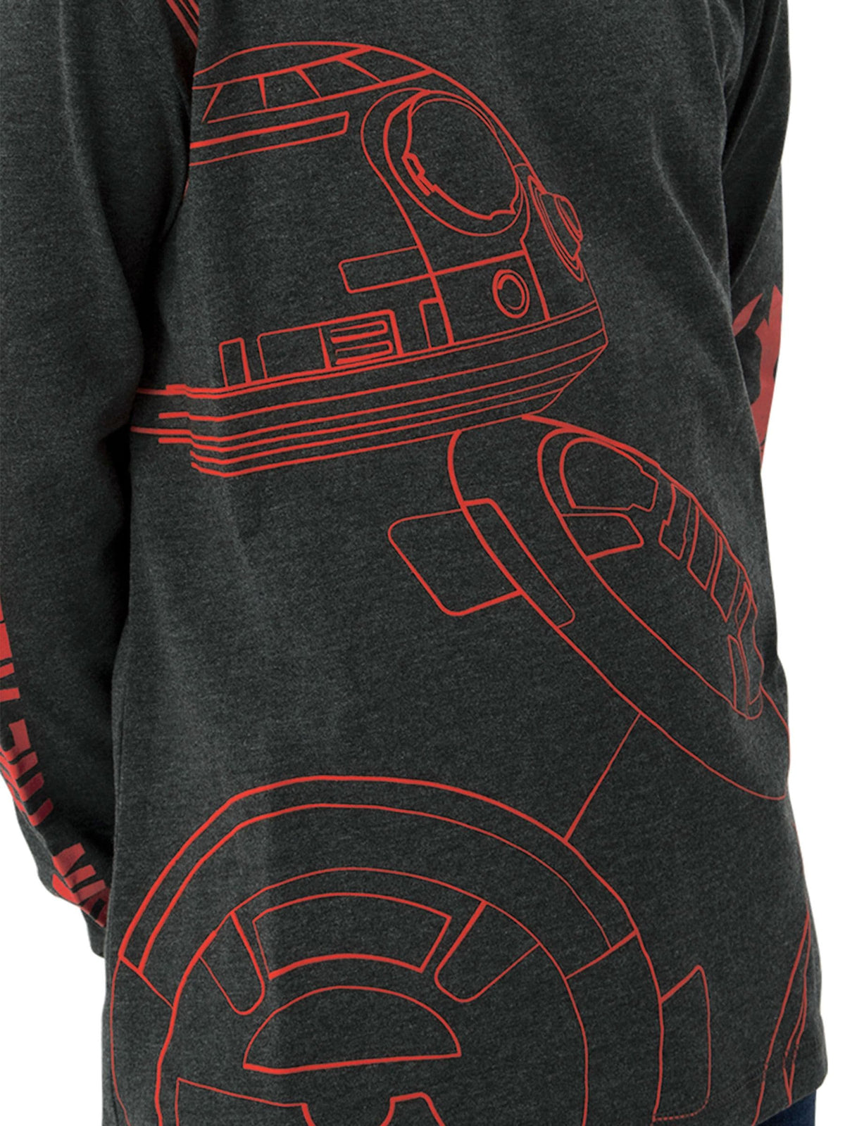Character Grey Star Wars BB8 Long Sleeve T-Shirt - image 5