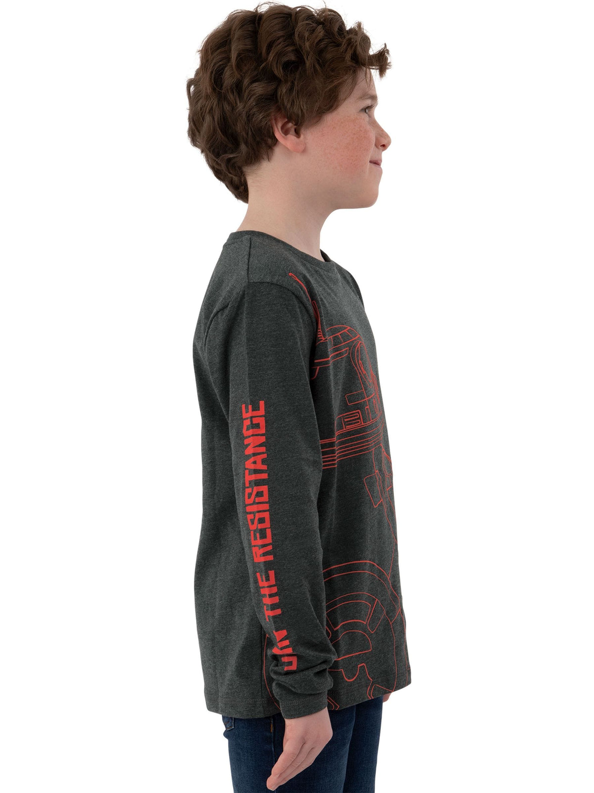 Character Grey Star Wars BB8 Long Sleeve T-Shirt - image 6