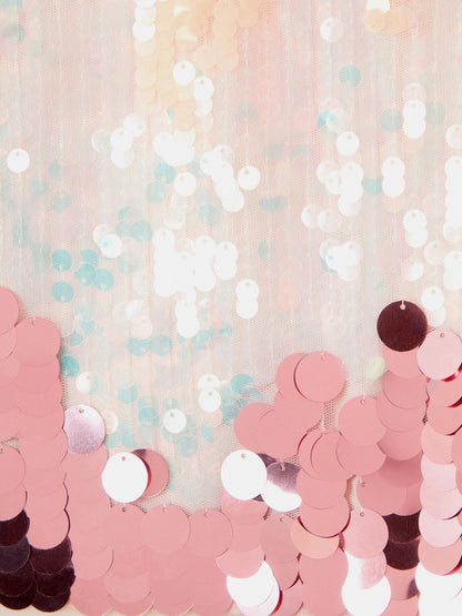 Monsoon Pink Ombré Sequin Top & Scuba Skirt Set - image 2