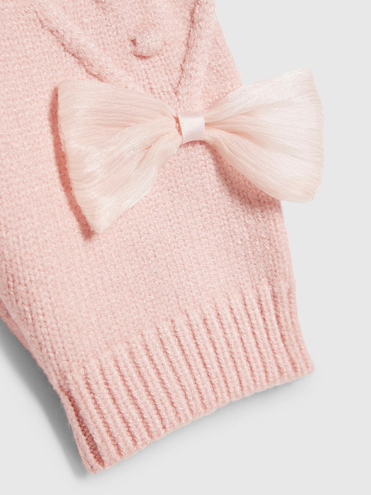 River Island Pink Bow Tulle Knit Legging Set - image 5