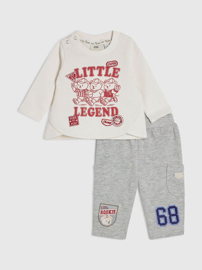 River Island Cream Little Legend Top and Joggers Set - image 1
