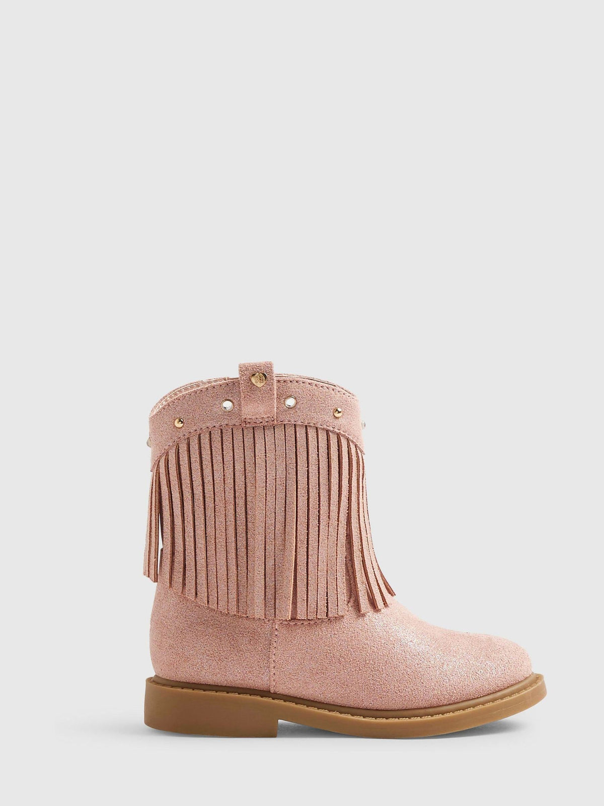 River Island Pink Western Tassel Boots - image 1