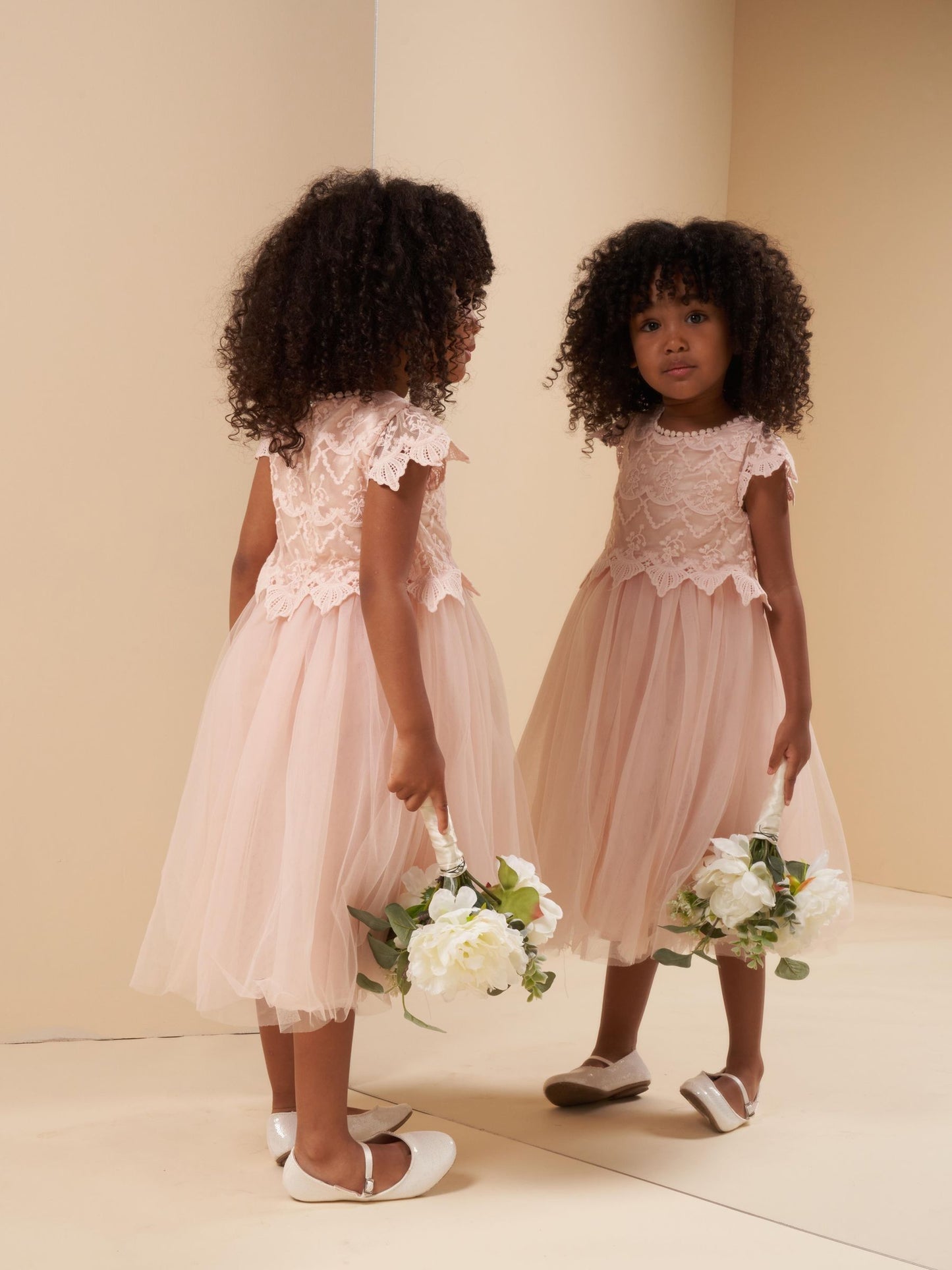 Dsiney Kidz - Angel & Rocket Pink Lucy Lace Dress image 1