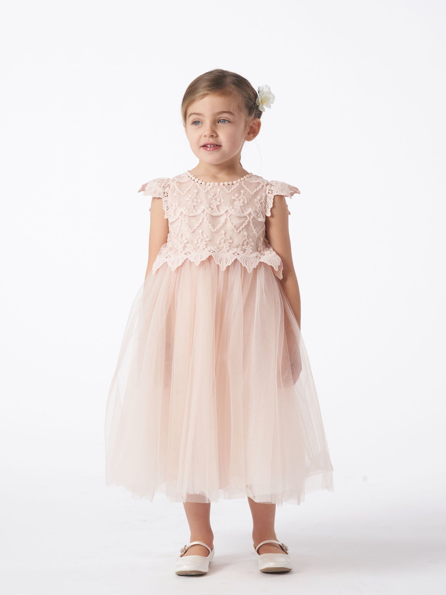 Dsiney Kidz - Angel & Rocket Pink Lucy Lace Dress image 4