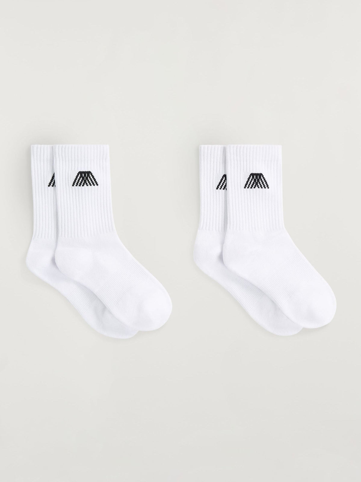4th Arq White Crew Neck Socks 2 Pack - image 1