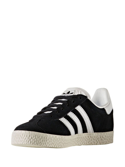 adidas Originals Black/White Gazelle Kids Trainers image 10