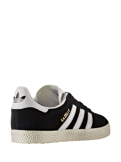 adidas Originals Black/White Gazelle Kids Trainers image 3