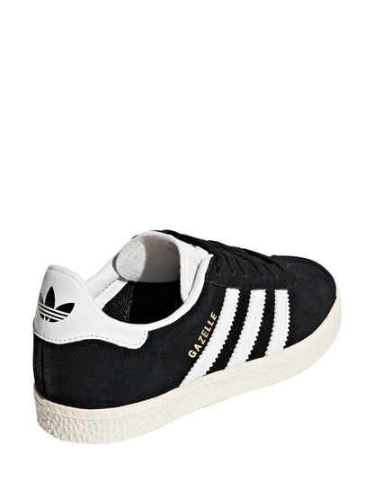 adidas Originals Black/White Gazelle Kids Trainers image 4