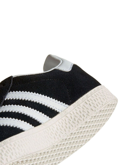 adidas Originals Black/White Gazelle Kids Trainers image 8