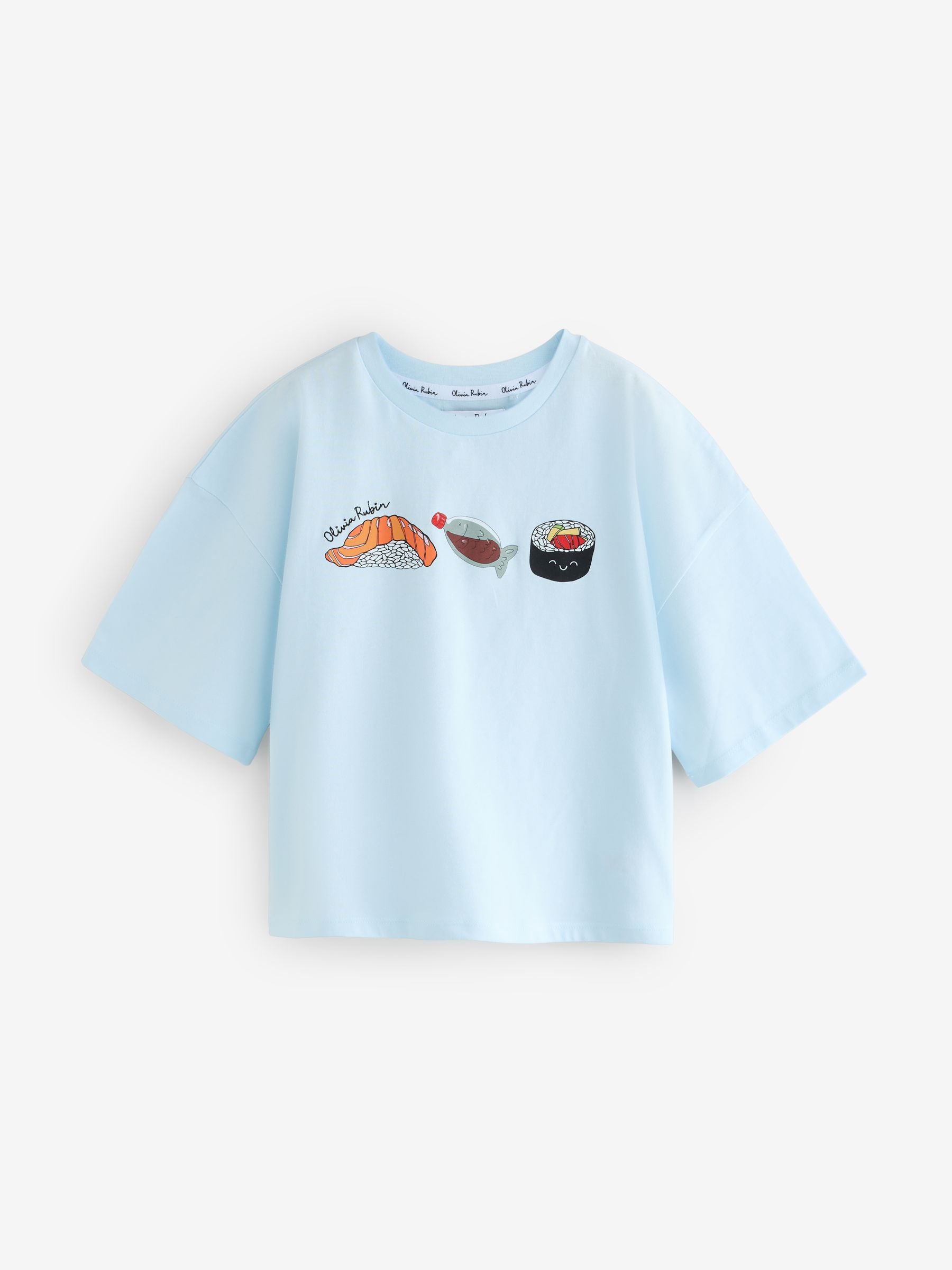 Dsiney Kidz - Olivia Rubin Boxy Fit Sushi Graphic T-Shirts 3 Pack image 4
