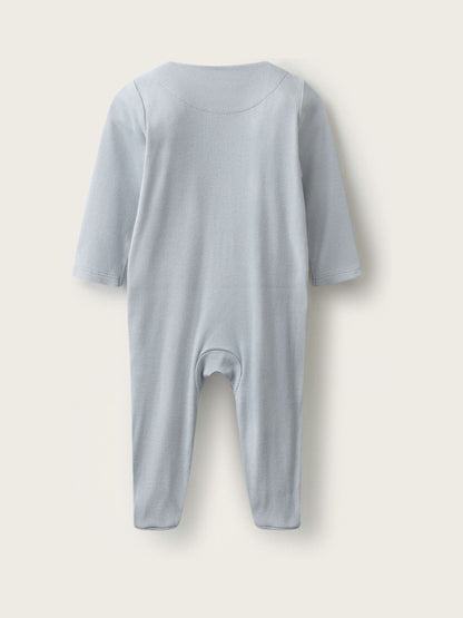 Dsiney Kidz - The White Company Blue Blend Sleep Tight Embroidered Sleepsuit image 2