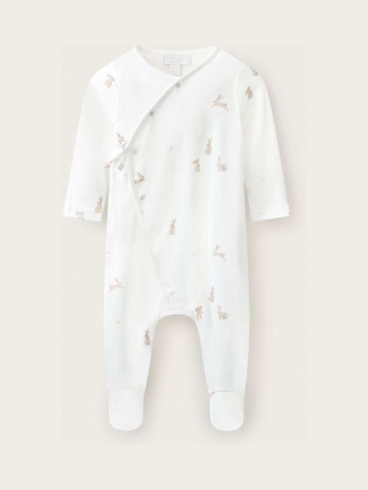 Dsiney Kidz - The White Company Natural Blend Playful Bunnies Wrap Sleepsuit image 1