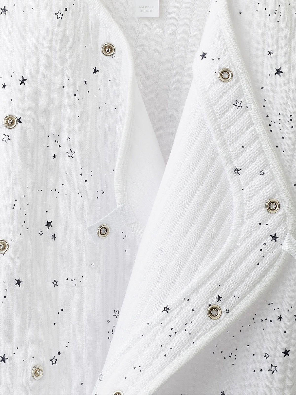 Dsiney Kidz - The White Company Blue Blend Star Quilted Wrap Sleepsuit image 3