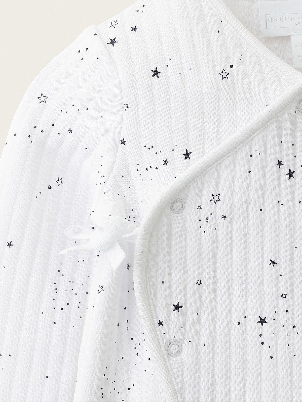 Dsiney Kidz - The White Company Blue Blend Star Quilted Wrap Sleepsuit image 4