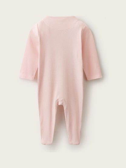 Dsiney Kidz - The White Company Pink Blend Sleep Tight Embroidered Sleepsuit image 2
