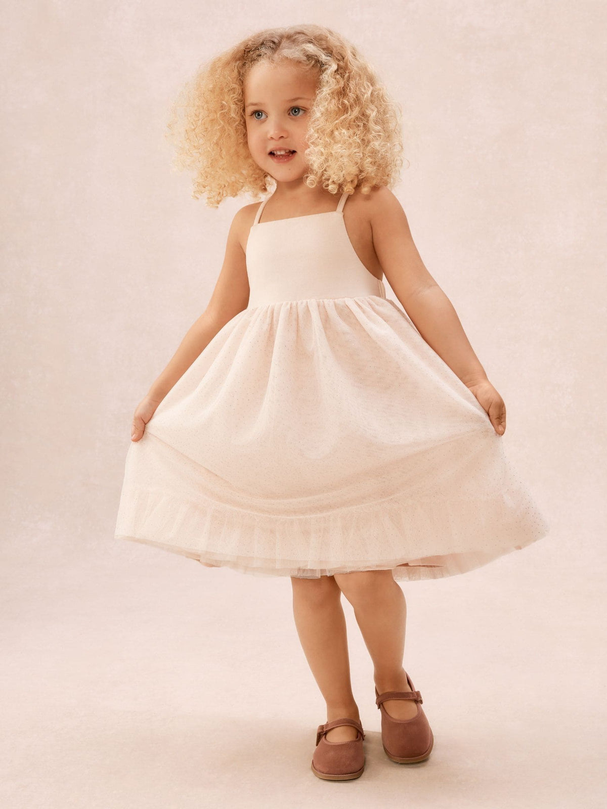 Dsiney Kidz - The White Company Pink Sparkle Tulle Dress image 3