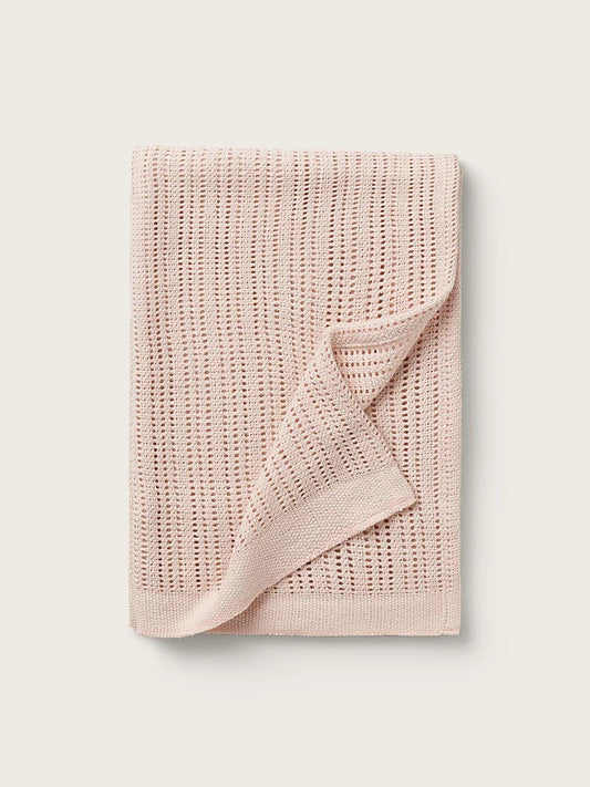 Dsiney Kidz - The White Company Pink Cellular Blanket image 1