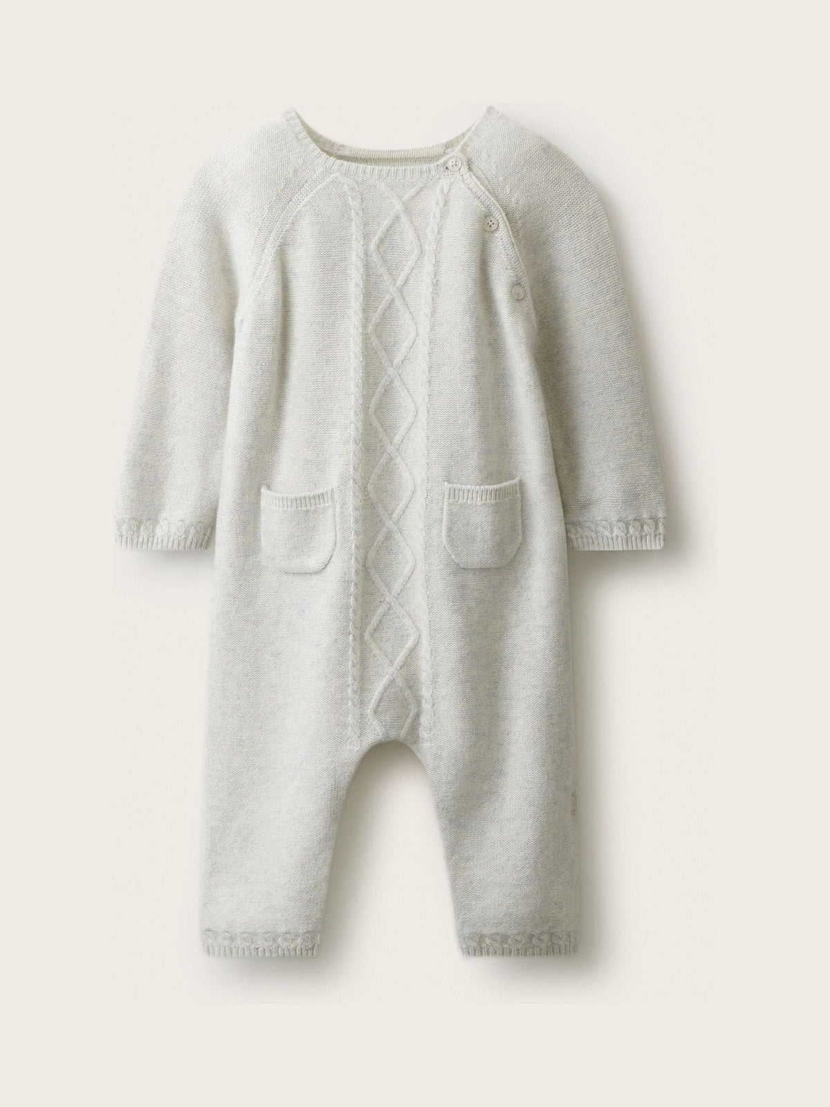 The White Company White Cable Romper With Cashmere - image 1