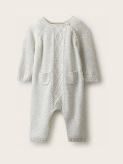 The White Company White Cable Romper With Cashmere - image 1