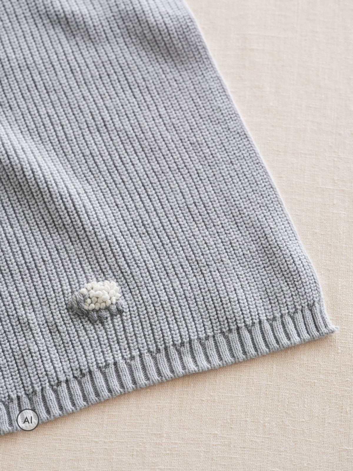 The White Company Blue Blend Sheep Blanket - image 4