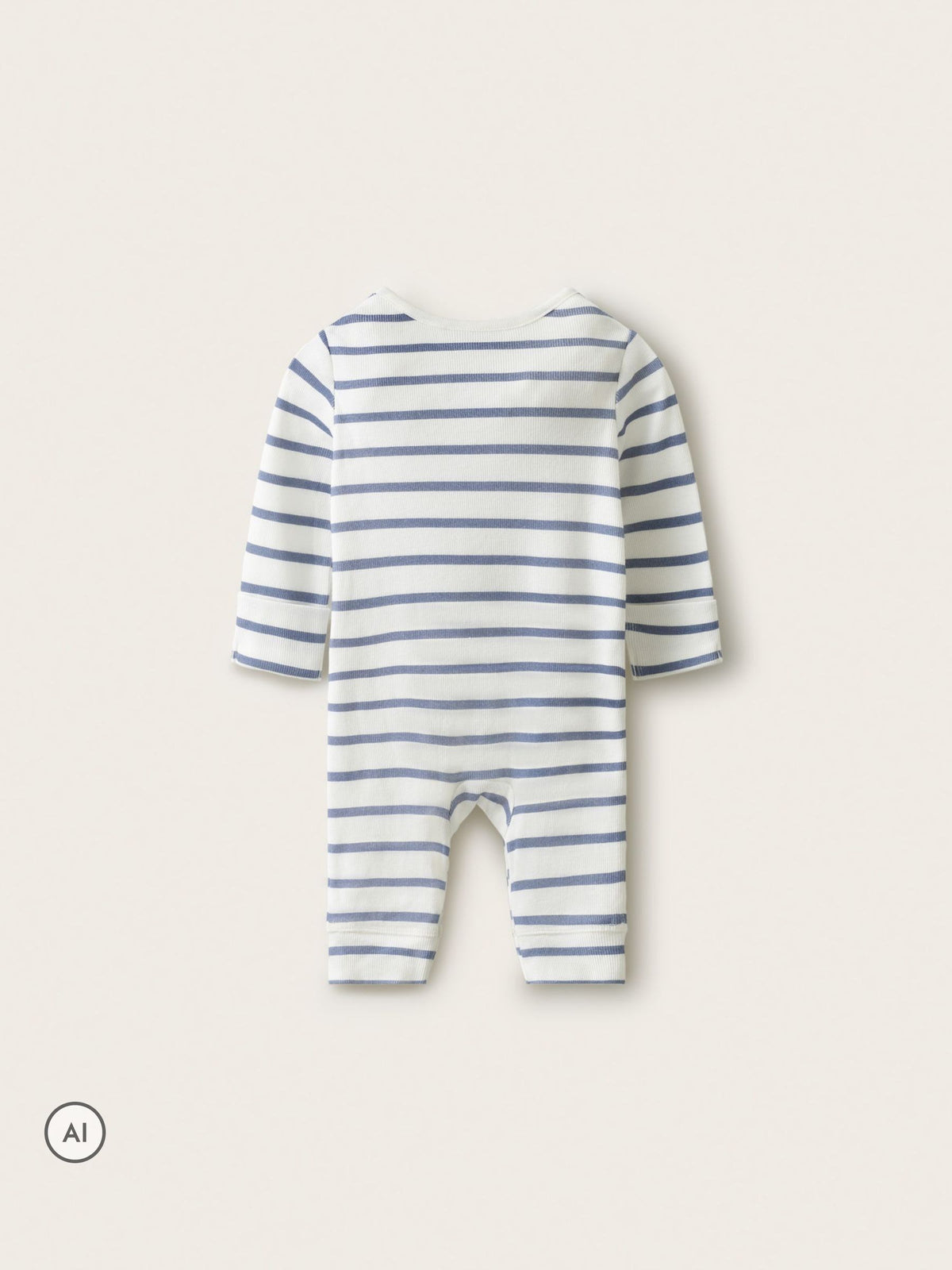 The White Company Blue Jingles Blue Stripe Romper - image 2