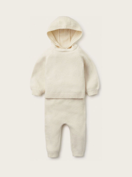 Dsiney Kidz - The White Company White Cosy Hoodie & Leggings Set image 1