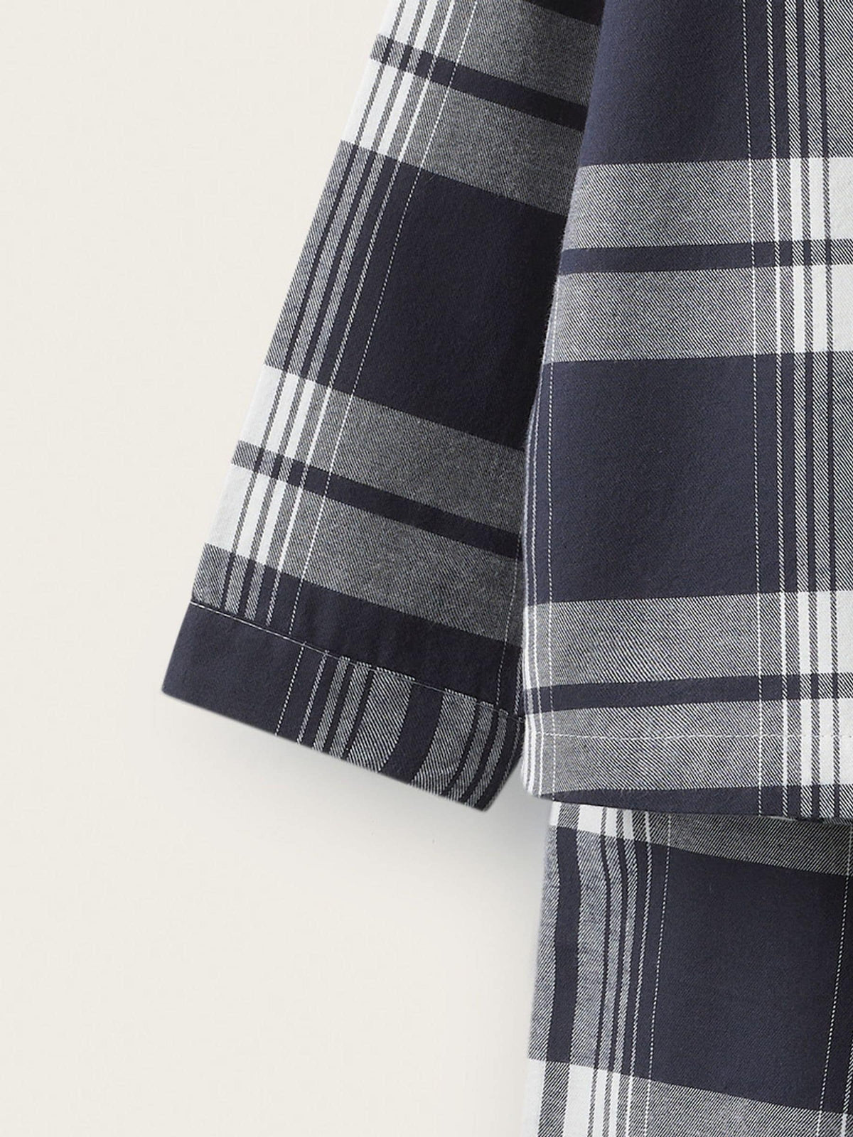 Dsiney Kidz - The White Company Blue Brushed Wide Check Classic Pyjamas image 3