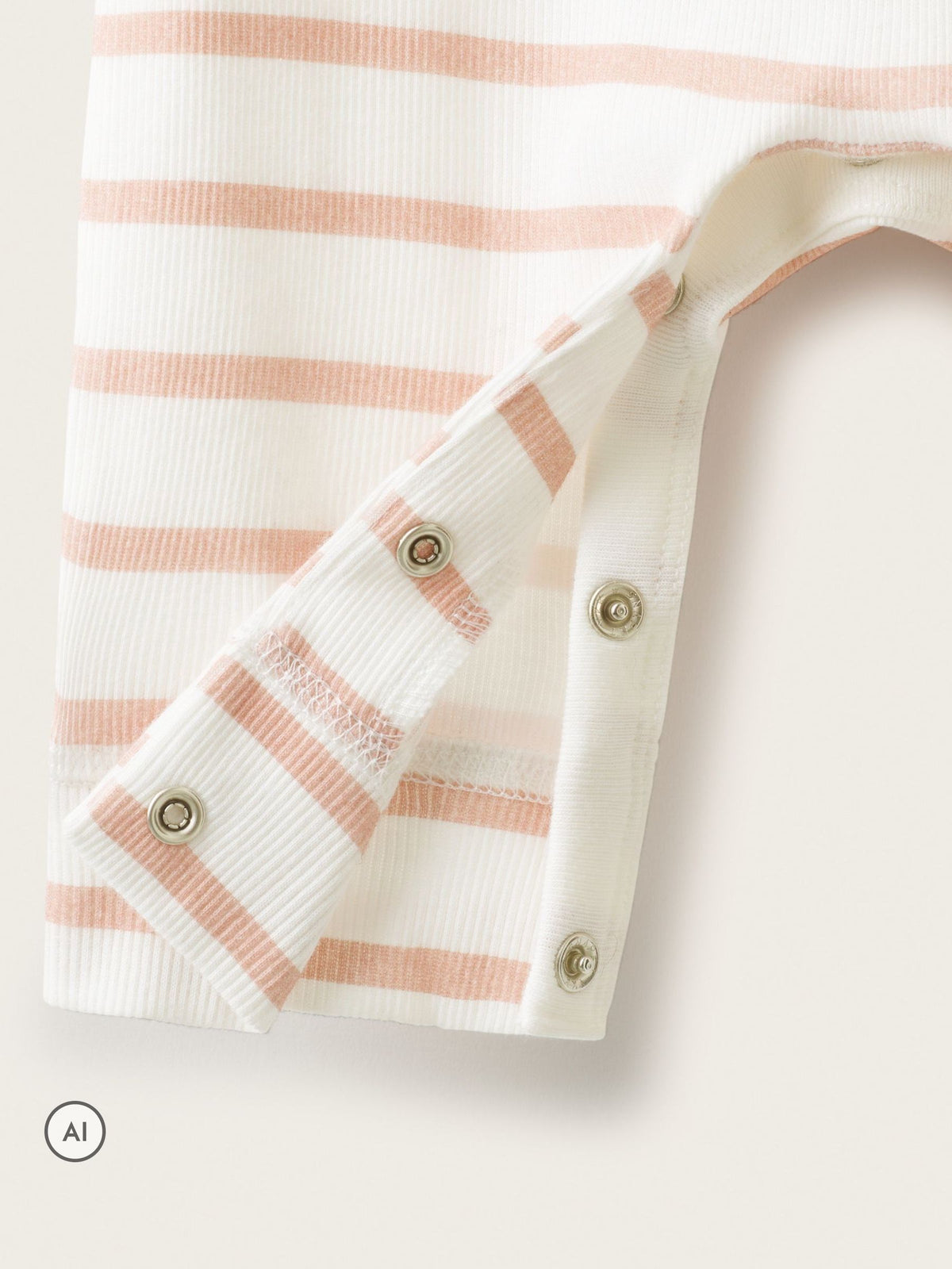 The White Company Pink Jingles Pink Stripe Romper - image 3