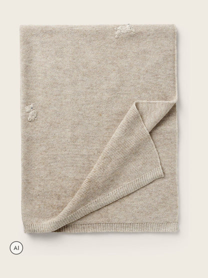 The White Company Grey Blend Playful Bunnies Blanket - image 1