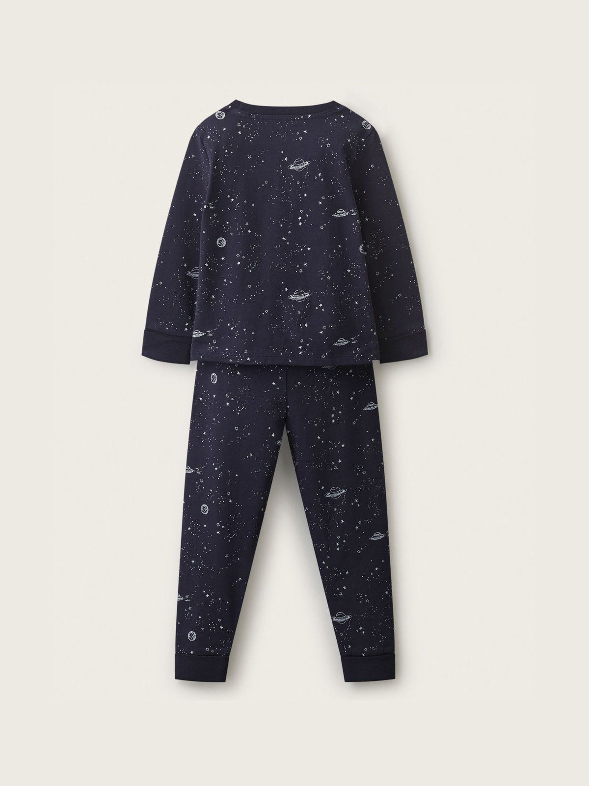 Dsiney Kidz - The White Company Blue Blend Glow In The Dark Space Slim Fit Pyjamas image 2