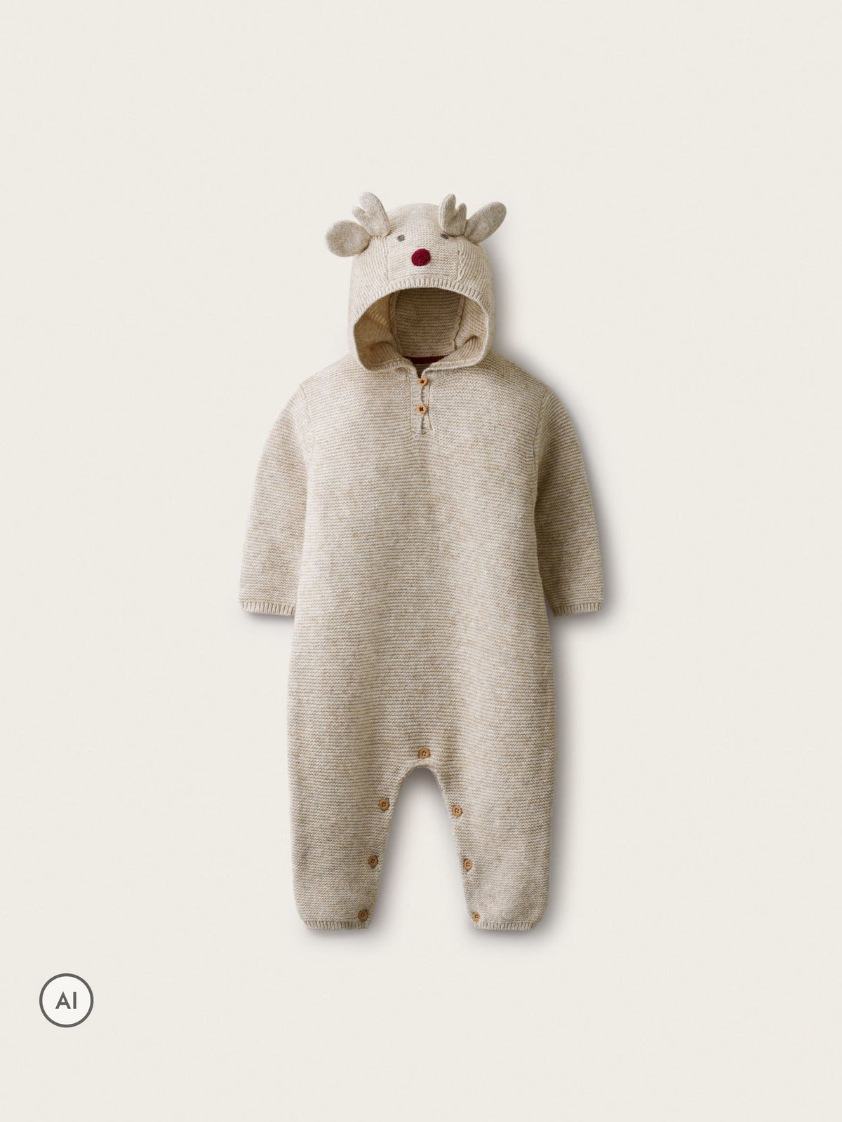 The White Company Grey Blend Jingles Romper - image 1